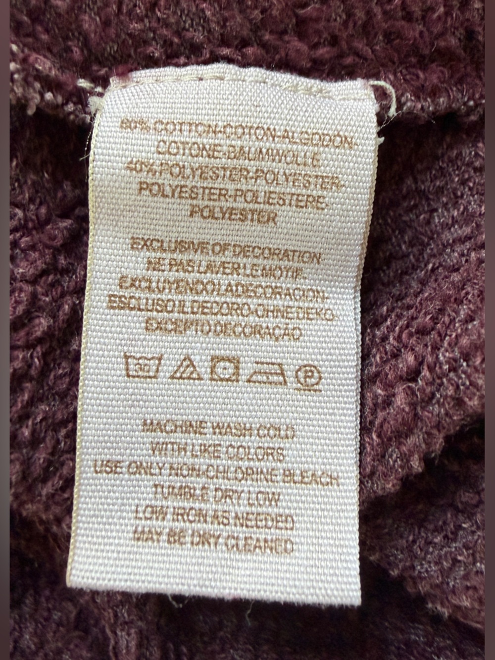 Free People Mauve Thermal Knit Top - Picture 4 of 5